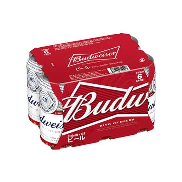 楽天市場】AB InBev Japan(同) バドワイザー 6缶パック 355X6 | 価格