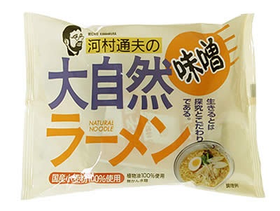 河村通夫の大自然ラーメン 味噌 90g(めん80g)