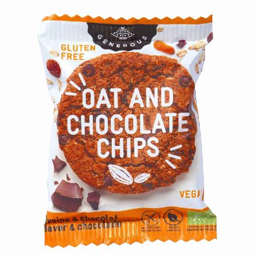 ジェネラス 有機グルテンフリークッキーオーツ麦チョコチップ小袋 30g