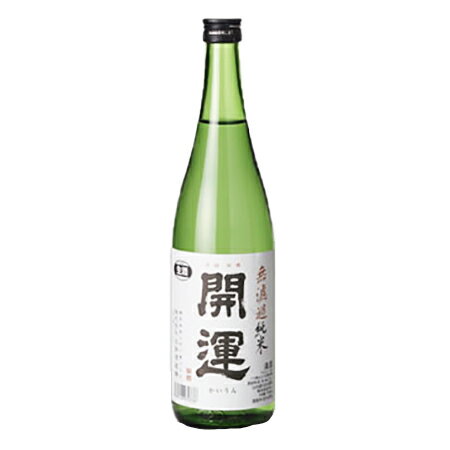 開運 純米 山田錦 無濾過 720ml