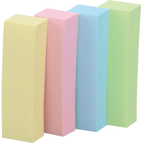 ポスト・イット 再生紙 エコノパック 見出し 混色 7001-K(100枚*25パッド)