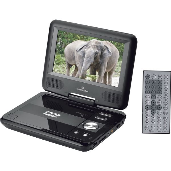楽天市場】ヴァーテックス ヴァーテックス ポータブルDVDプレーヤー