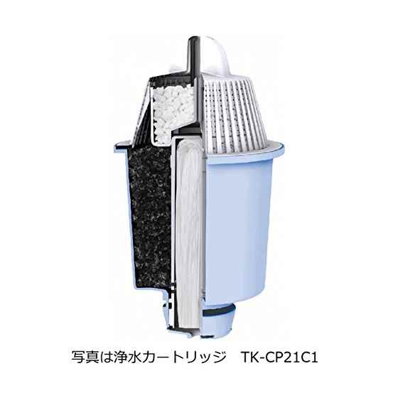 パナソニック ポット型ミネラル浄水器 白 TK-CP11-W(1台)