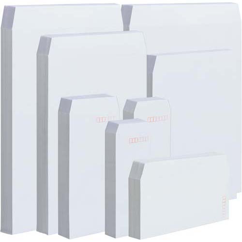 ホワイト封筒 長形3号 A4横3つ折 80g(100枚入)