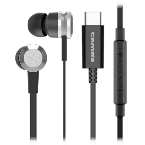 多摩電子工業 Type-C端子 ステレオイヤホン ボリュームコントローラー付