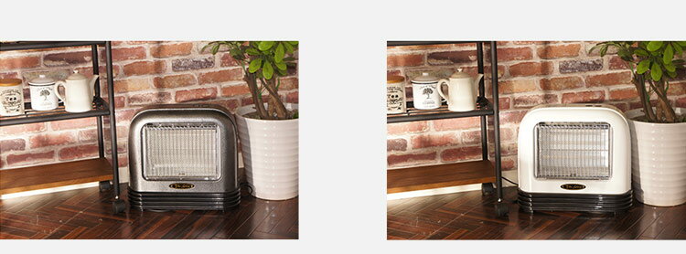レトロ調ヒーター SKJ-KD80X-SB(1台)