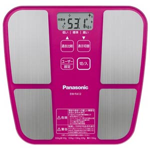 パナソニック 体組成計 ピンク EW-FA12-P