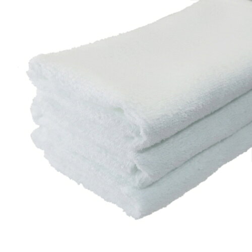 昔ながらの白いタオル(3枚入)