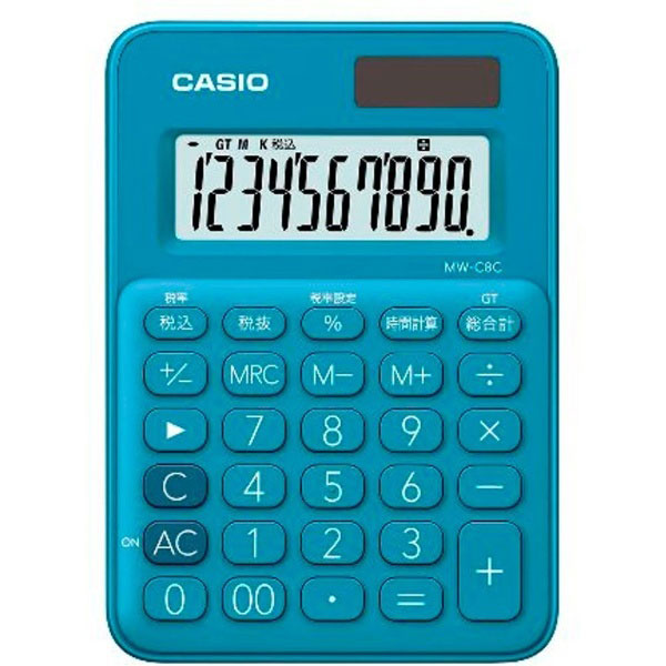 カシオ デンタク MW-C8C-BU-N(1台)
