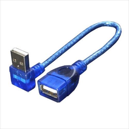 変換名人 USB L型ケーブル延長20(下L) USBA-CA20DL(1コ入)