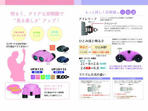 PENTAX 双眼鏡 UP 8X21 ブラック