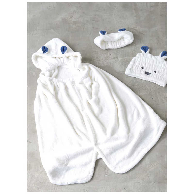 カラリ 吸水アニマルフード付きタオル ウサギ(1枚入)