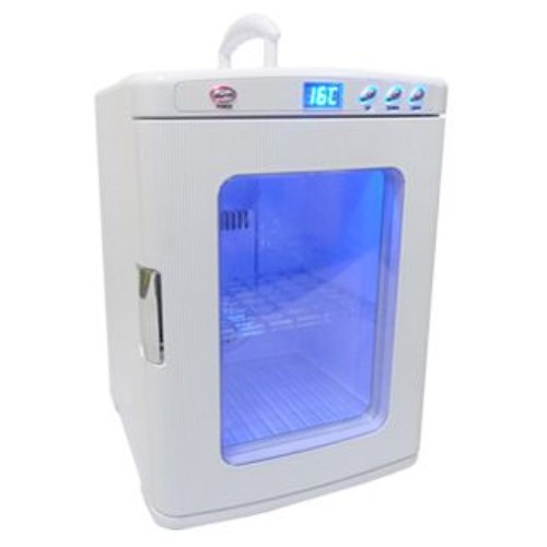 SIS ディスプレイ型 ポータブル冷温庫 25L XHC-25 レッド ポータブル保冷温庫 25L SIS XHC-25 RED ほぼ未使用