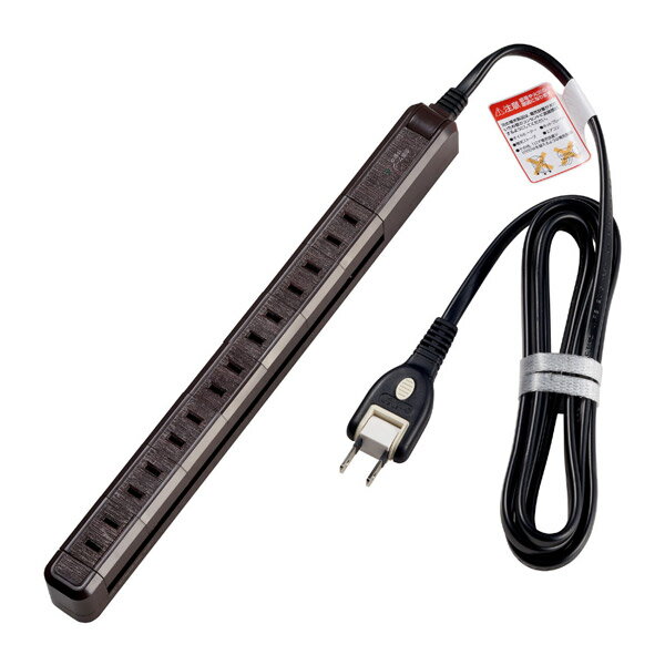 エルパ 耐雷 7コ口2m スリム回転タップ WBS-SL702SB(WD)(1コ入)