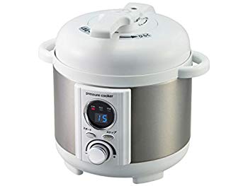 中古 アルファックス・コイズミ ミニ電気圧力鍋 LPC-T12/W 1.2L AL COLLE アルコレ 2015年製