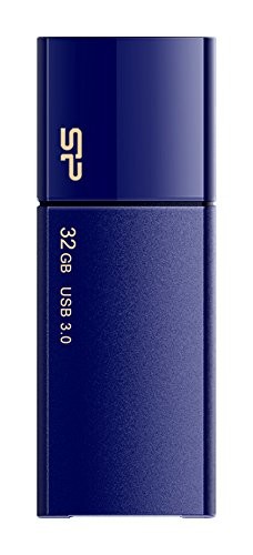 シリコンパワー USB3.0 フラッシュメモリ 32GB Blaze D05 ネイビー(1コ入)