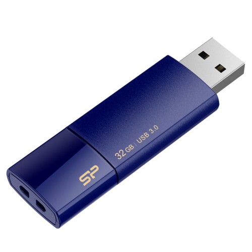 シリコンパワー USB3.0 フラッシュメモリ 32GB Blaze D05 ネイビー(1コ入)