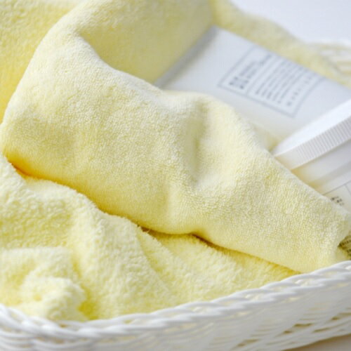 カラリ マイクロファイバー フェイスタオル アイボリー(1枚入)