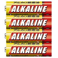 三菱 アルカリ乾電池 単3形 4本パック LR6R／4S(1セット)