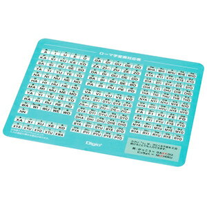 Digio2 ローマ字マウスパッド 薄型・撥水タイプ ライトブルー MUP-928LB(1枚)