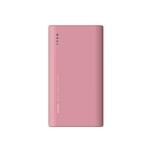 マクセル モバイルバッテリーType-C 3100mAh ピンク MPC-CTY3100 PK(1個)