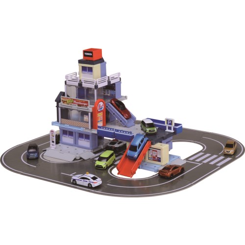 楽天市場】タカラトミー トミカ トミカタウンビルドシティ 街を