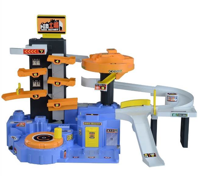 楽天市場】タカラトミー トミカ メカアクション自動車工場(1セット