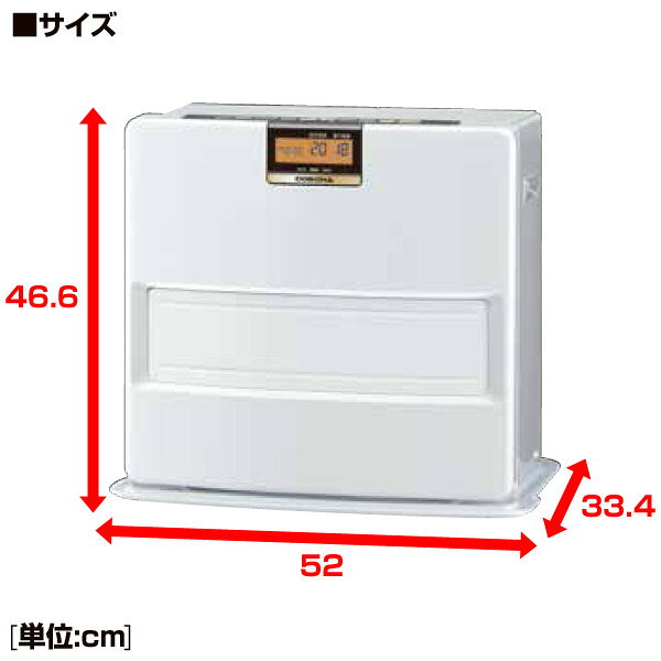 楽天市場】コロナ コロナ 石油ファンヒーター パールホワイト FH