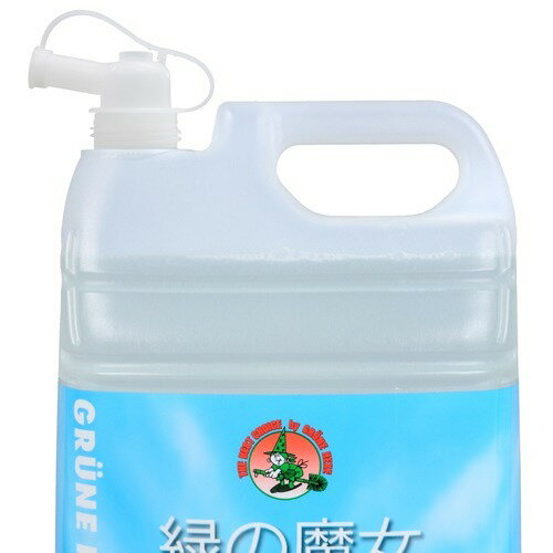 緑の魔女 ランドリー5L+泡タイププレミアムセット 詰替用ノズル付(1セット)