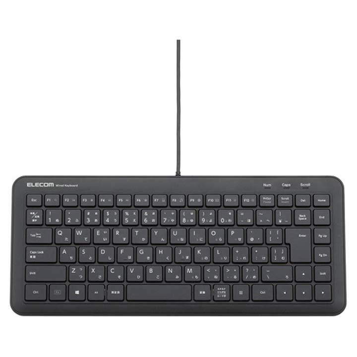 ELECOM キーボード TK-FCM077PBK