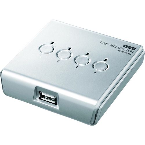 楽天市場】サンワサプライ USB2.0ハブ付手動切替器 4回路 SW-US44HN(1