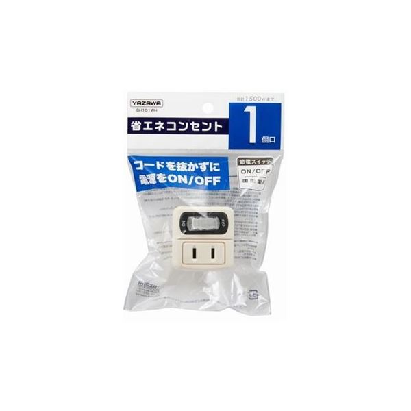 省エネタップ 1個口 ホワイト Y02F110WH(1コ入)