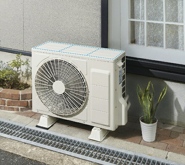 目立ちにくい室外機遮熱シール(3枚入)