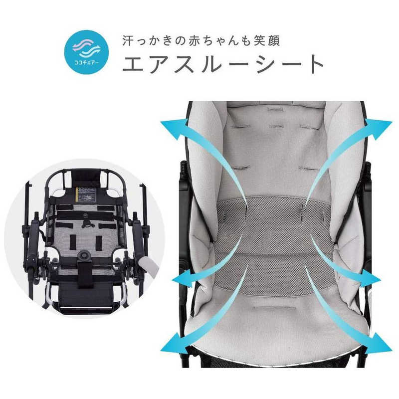 スゴカル4キャスエアー エッグショック HK エアリーネイビー コンビ Combi(1台)