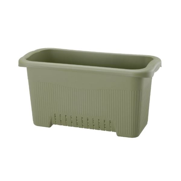 楽天市場】グリーンパル プランター目皿付 ホワイト D-650 | 価格比較