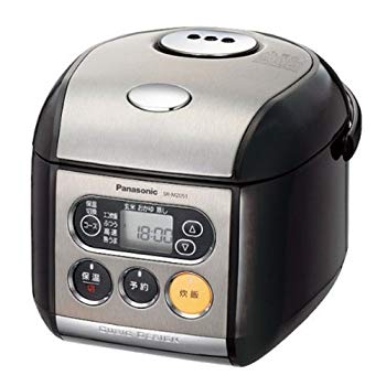 パナソニック 電子ジャー炊飯器 0.54L 0.5～3合 ブラック SR-MZ051-K(1セット)