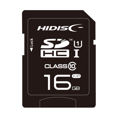 HIDISC SDHCカード 16GB HDSDH16GCL10UIJP3