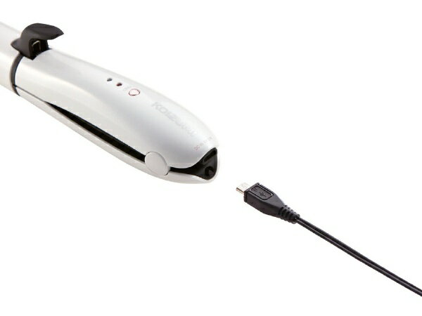 コイズミ コードレス2WAYヘアアイロン KHR-7430 ホワイト(1台)