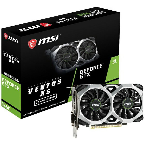 グラフィックボード・グラボ・ビデオカード MSI GeForce GTX 1630 AERO ITX 4G OC GeForce® GTX 1630 AERO ITX 4G OC