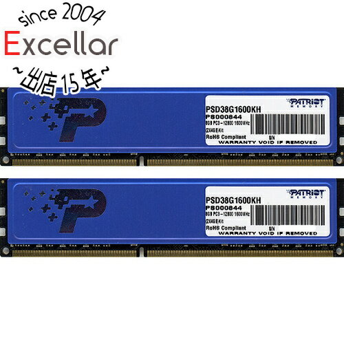 PATRIOT デスクトップ用 MEMORY PSD38G1600KH