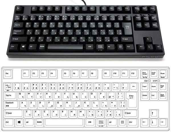 FILCO キーボード FKBN91M/JB2