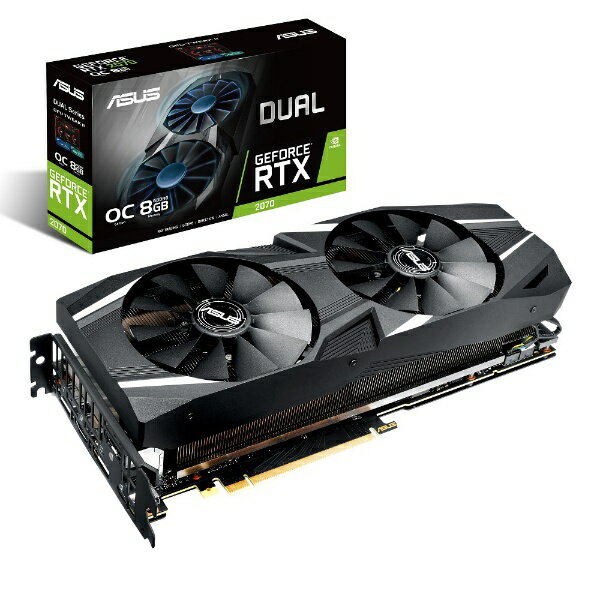 ASUS グラフィックボード DUAL-RTX2070-O8G