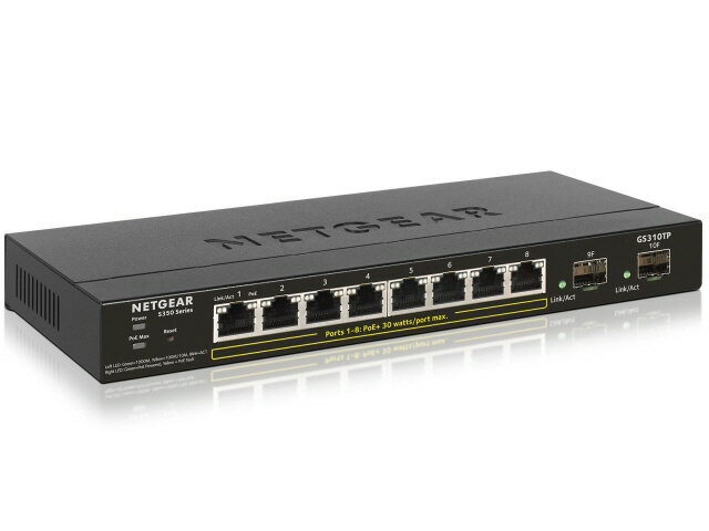 楽天市場】NETGEAR イッチングハブ ギガ PoE＋x8ポート GS108PP