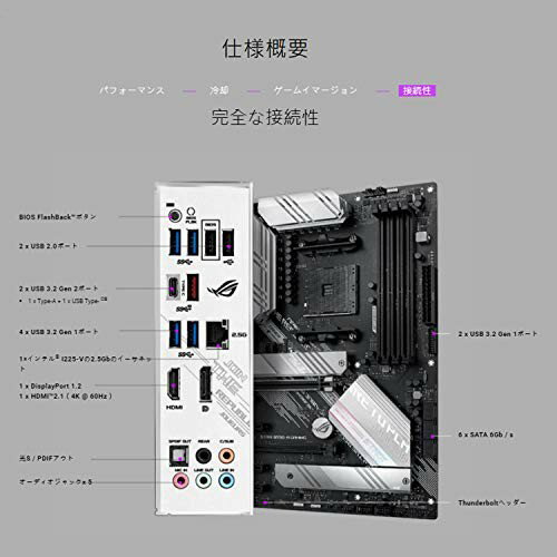 ASUS マザーボード ROG STRIX B550-A GAMING