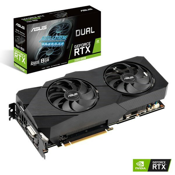 ASUS グラフィックカード DUAL-RTX2060S-A8G-EVO