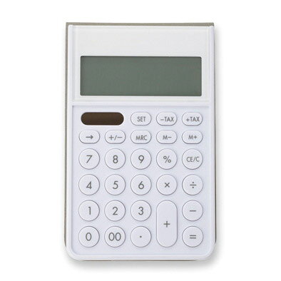 Asmix カバーつき電卓 C1241W