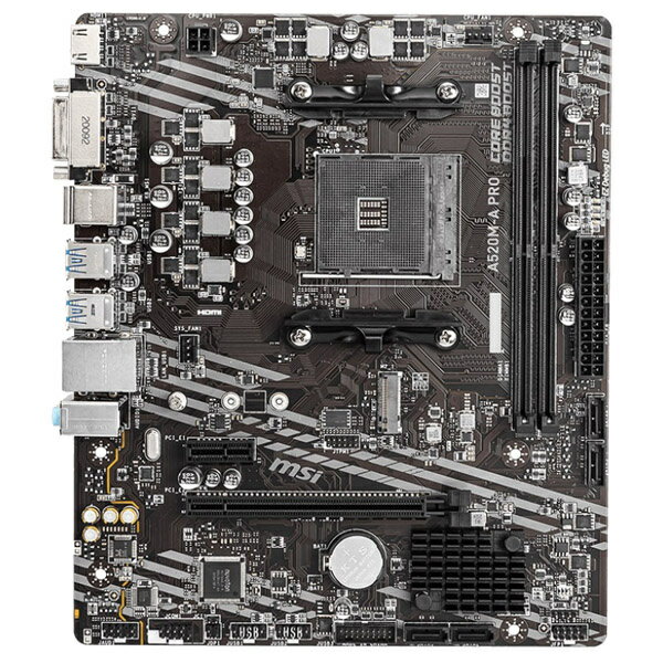 MSI マザーボード A520M-A PRO