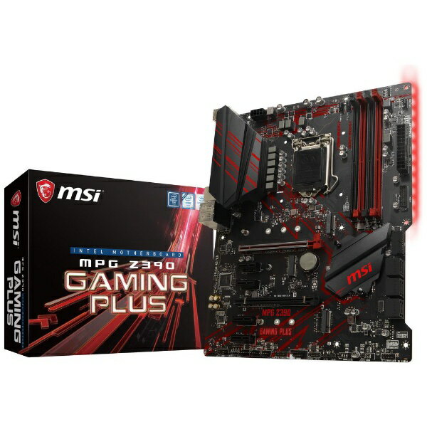 MSI MPG Z390 GAMING PLUS Z390チップセット搭載ATXマザーボード