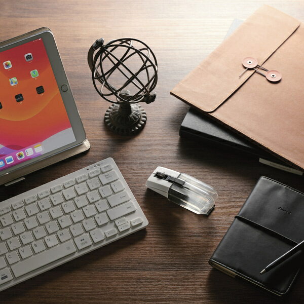 エレコム ワイヤレス マウス Bluetooth 5.0 無線 ブルーLED モバイル M-CCP1BBWH(1個)