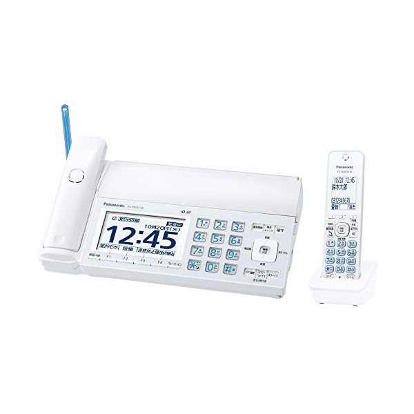 Panasonic デジタルコードレス普通紙ファクス KX-PD725DL-W